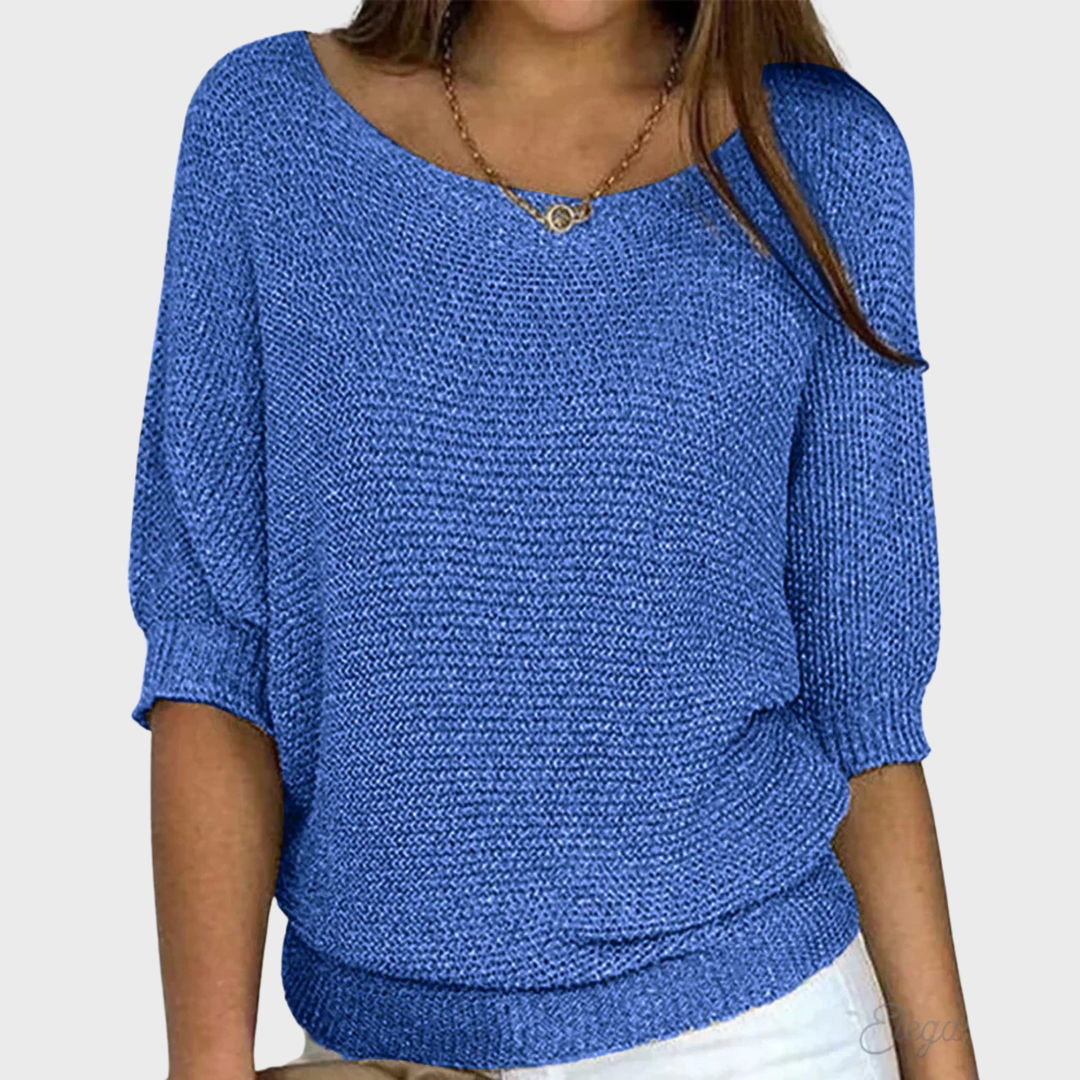 Natalie – Cozy Sweater with Round Neck
