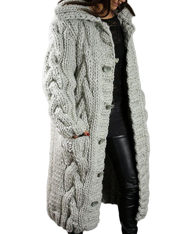Elena Chunky Longline Knit Cardigan