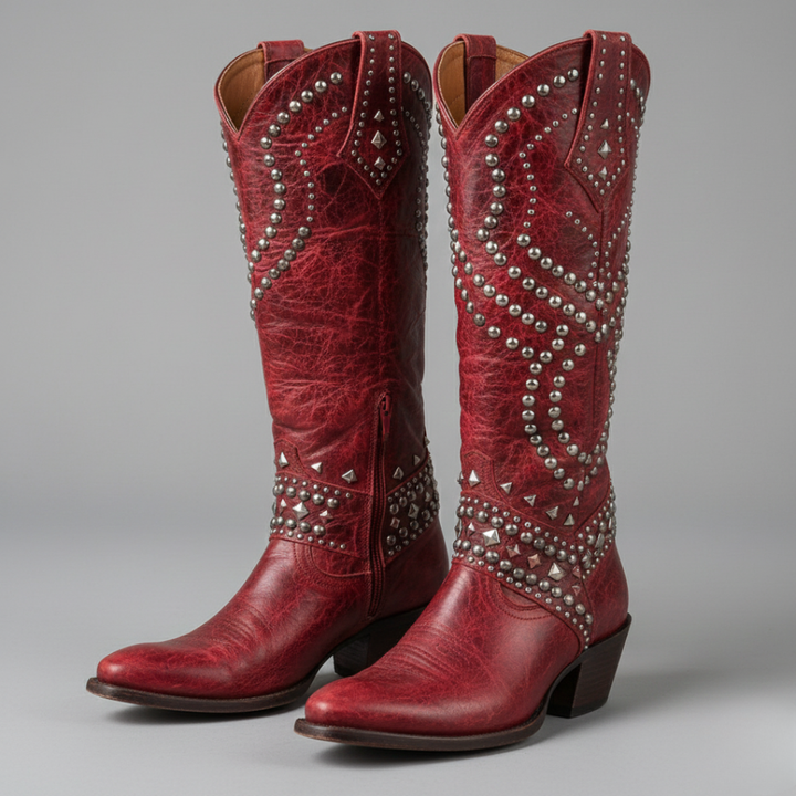 Kate | Western Knee-High Boots