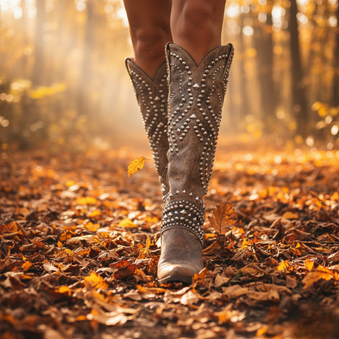 Kate | Western Knee-High Boots