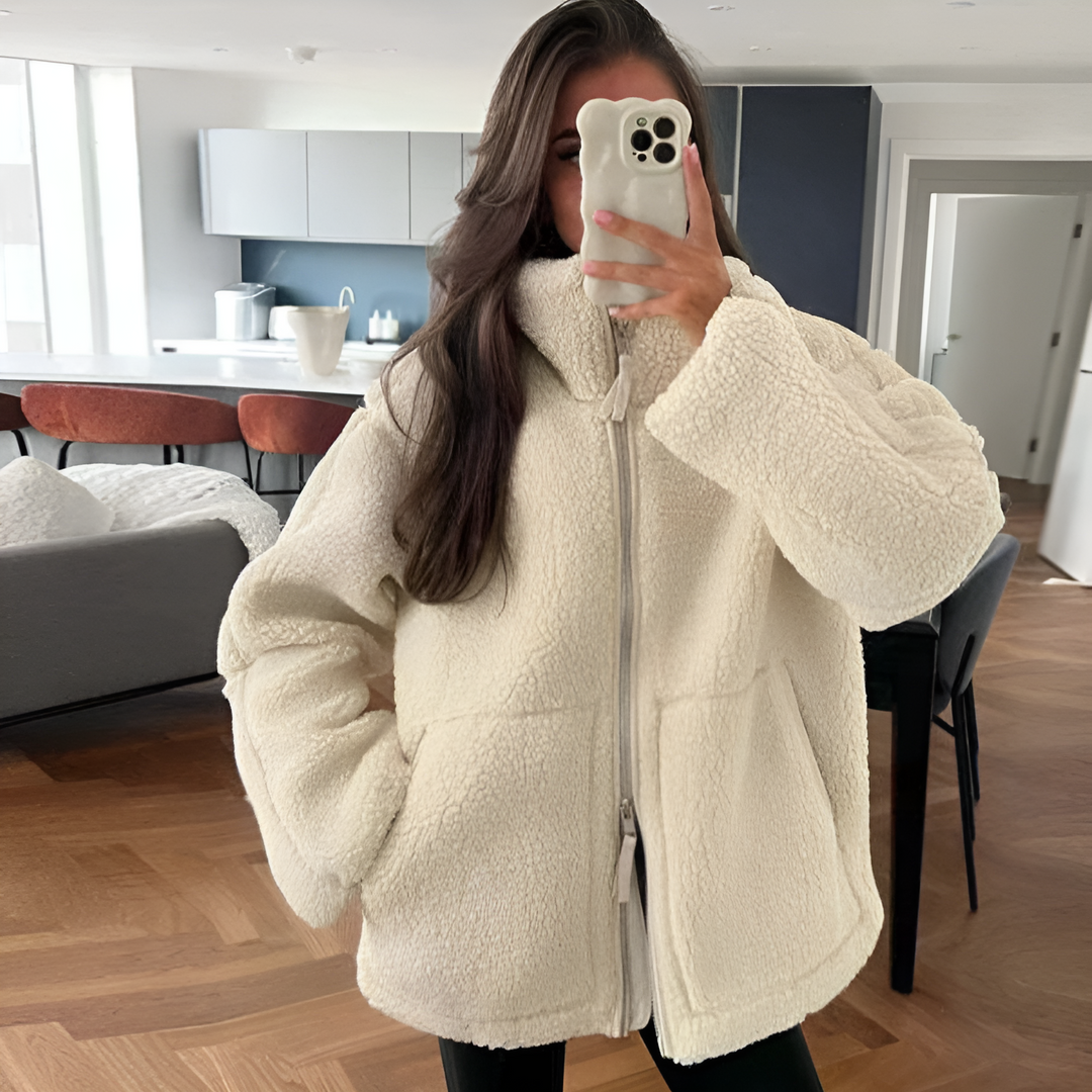 Olivia | Soft Teddy Jacket