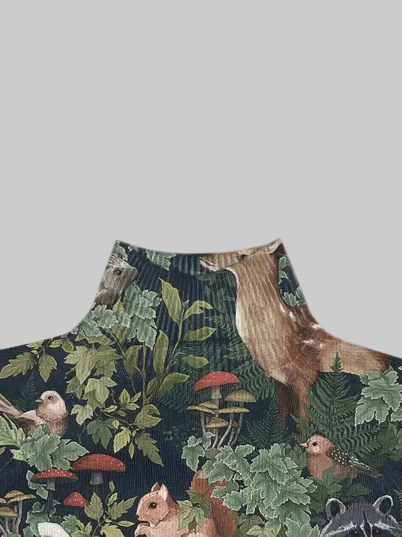 MINA™ | Forest-Inspired Knitted Sweater