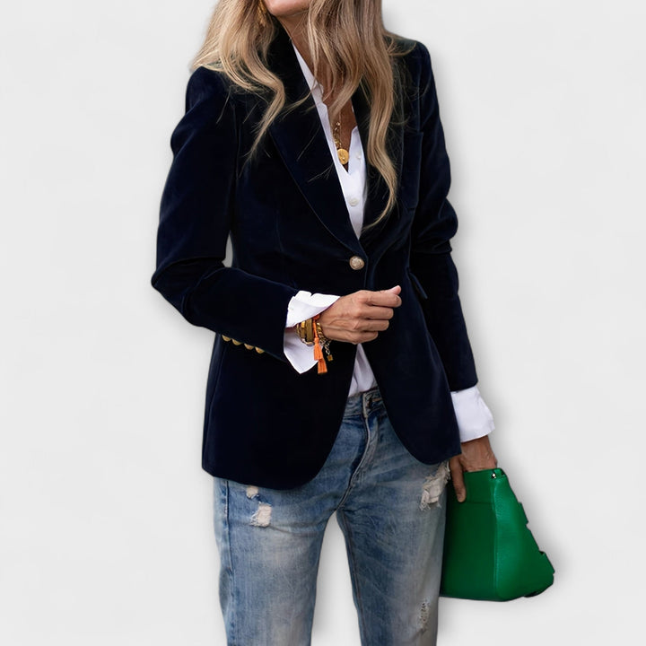 MELISSA | Elegant Velvet Blazer