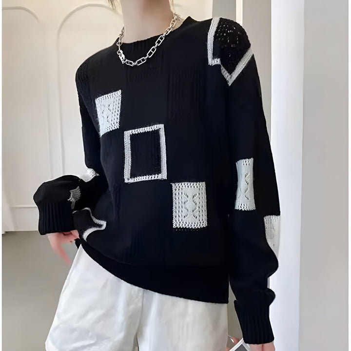 LIZ™ | Modern Soft Patchwork Jumper