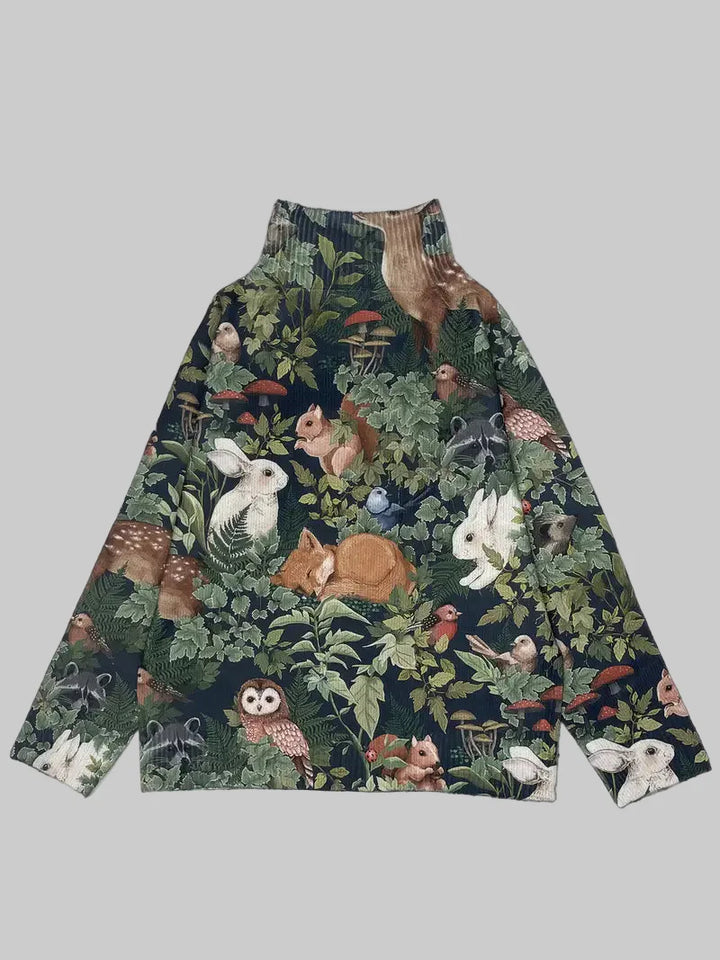MINA™ | Forest-Inspired Knitted Sweater