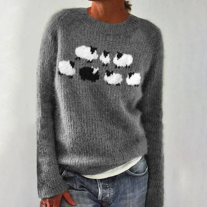 Lina | Comfortable Cute Sheep Sweater