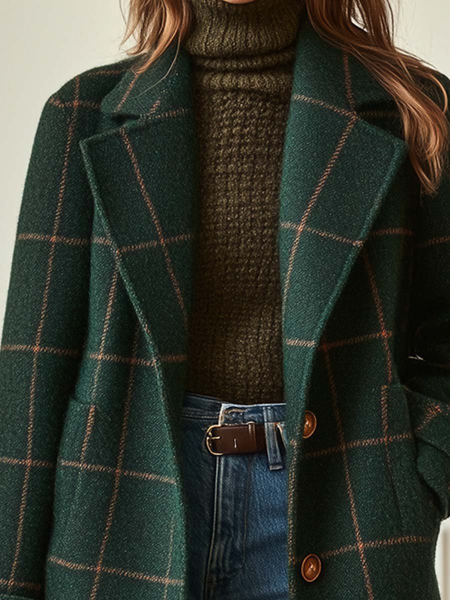 Cambridge Wool Check Coat